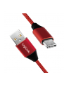 Kabel USB 2.0 LogiLink CU0147 USB A - USB-C, M/M, czerwony, 0,3m - nr 6