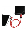 Kabel USB 2.0 LogiLink CU0149 USB A - micro USB B, M/M, kątowy, czerwony 0,3m - nr 7