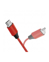 Kabel USB 2.0 LogiLink CU0151 USB A - micro USB B, M/M, czerwony 0,3m - nr 7
