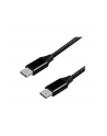 Kabel USB 2.0 LogiLink CU0153 USB-C - USB-C, M/M, czarny, 0,3m - nr 7
