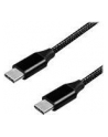 Kabel USB 2.0 LogiLink CU0153 USB-C - USB-C, M/M, czarny, 0,3m - nr 9