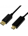 Kabel adapter LogiLink CV0126 DisplayPort 1.2 - HDMI 1.4, 1m - nr 12