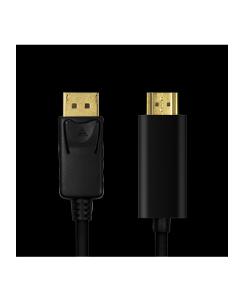 Kabel adapter LogiLink CV0126 DisplayPort 1.2 - HDMI 1.4, 1m