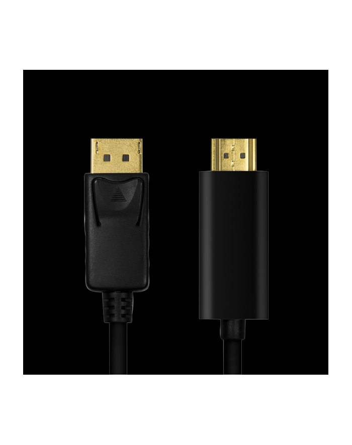 Kabel adapter LogiLink CV0126 DisplayPort 1.2 - HDMI 1.4, 1m główny