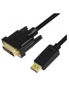 Kabel adapter LogiLink CV0130 DisplayPort 1.2 - DVI, 1m - nr 12