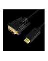 Kabel adapter LogiLink CV0130 DisplayPort 1.2 - DVI, 1m - nr 2