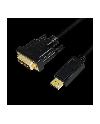 Kabel adapter LogiLink CV0130 DisplayPort 1.2 - DVI, 1m
