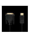 Kabel adapter LogiLink CV0130 DisplayPort 1.2 - DVI, 1m - nr 3
