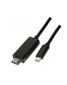 Kabel adapter LogiLink UA0329 USB-C - HDMI 2.0, czarny 1,8m - nr 1