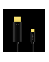 Kabel adapter LogiLink UA0330 USB-C - HDMI 2.0, czarny 3m - nr 15