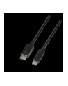 Kabel adapter LogiLink UA0335 USB-C - DisplyPort 1.2, czarny 1,8m - nr 2