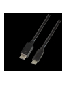 Kabel adapter LogiLink UA0335 USB-C - DisplyPort 1.2, czarny 1,8m - nr 4