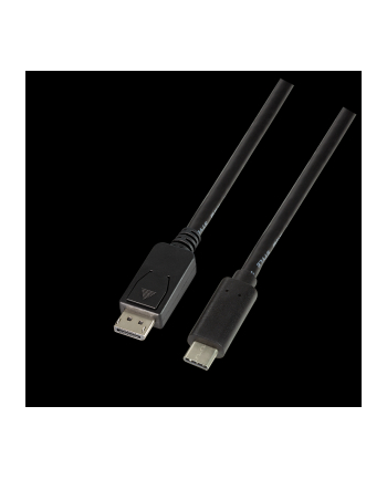 Kabel adapter LogiLink UA0336 USB-C - DisplyPort 1.2, czarny 3m