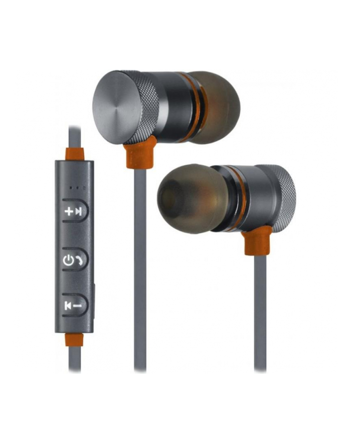 Słuchawki z mikrofonem Defender OUTFIT B710 Bluetooth douszne czarno-pomarańczowe główny