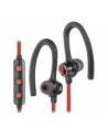 Słuchawki z mikrofonem Defender OUTFIT B720 SPORT Bluetooth douszne czarno-czerwone - nr 1