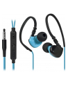 Słuchawki z mikrofonem Defender OUTFIT W770 SPORT douszne czarno-niebieskie - nr 1