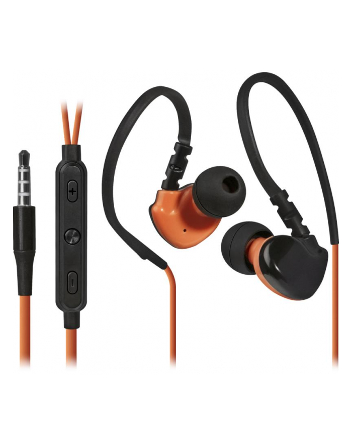 Słuchawki z mikrofonem Defender OUTFIT W770 douszne czarno-pomarańczowe główny