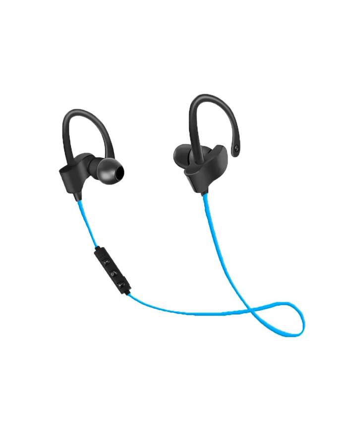 Słuchawki z mikrofonem Esperanza EH188B Douszne Bluetooth Sportowe czarno-niebieski główny
