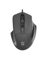 Mysz przewodowa Defender DATUM MB-347 optyczna 1600dpi 4P czarna - nr 6