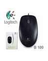 Mysz przewodowa Logitech B100 OEM optyczna czarna – uszkodzone opakowanie - nr 13