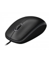 Mysz przewodowa Logitech B100 OEM optyczna czarna – uszkodzone opakowanie - nr 17