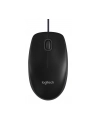 Mysz przewodowa Logitech B100 OEM optyczna czarna – uszkodzone opakowanie - nr 33