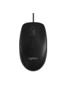 Mysz przewodowa Logitech B100 OEM optyczna czarna – uszkodzone opakowanie - nr 61