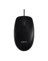 Mysz przewodowa Logitech B100 OEM optyczna czarna – uszkodzone opakowanie - nr 64