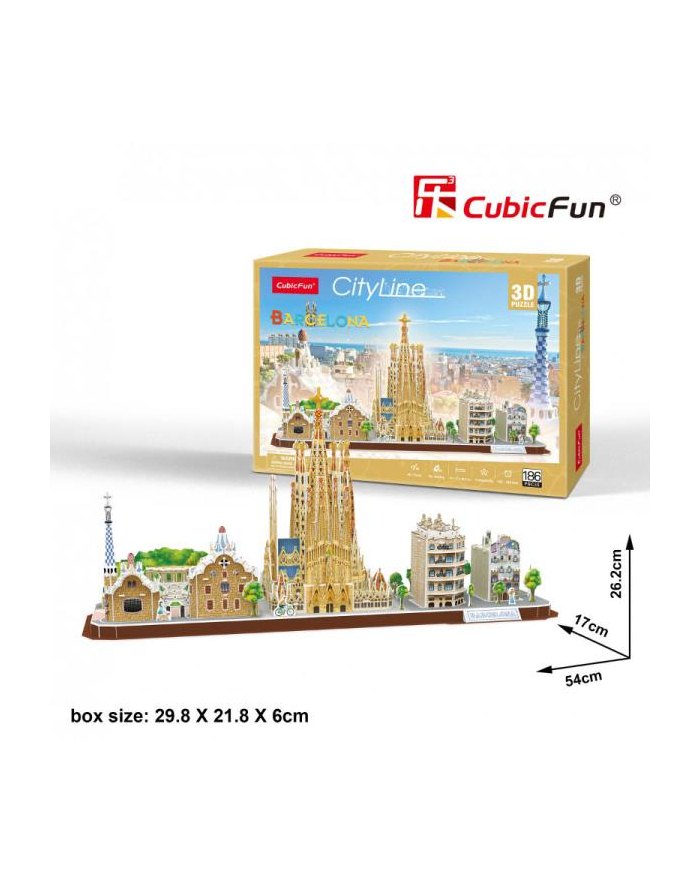 Puzzle 3D City Line Barcelona 20256 DANTE główny