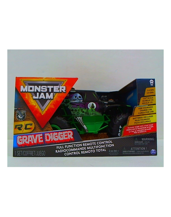 Auto RC Monster Jam 1:15 GRAVE DIGGER 6045003 p2 Spin Master główny