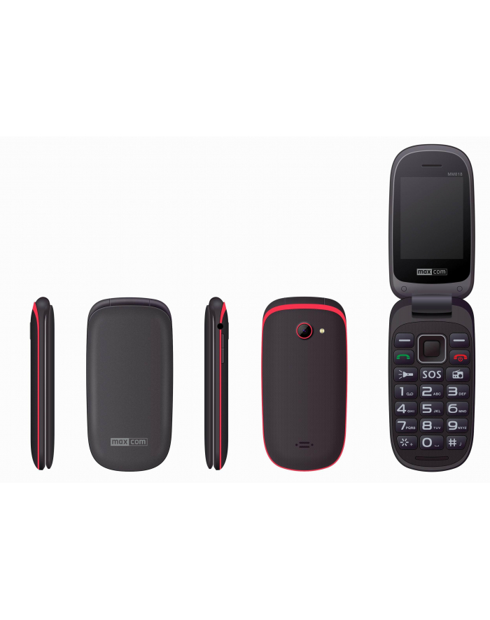Telefon MaxCom MM 818 Red główny