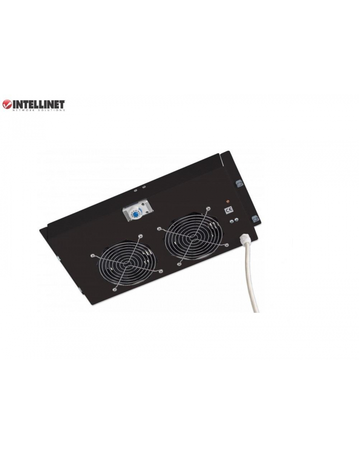 Panel chłodzący Intellinet Rack 19'' 2x23W, sufitowy z termostatem główny