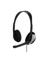 HAMA POLSKA Słuchawki z mikrofonem multimedialne Hama Essential HS 200 czarne - nr 1