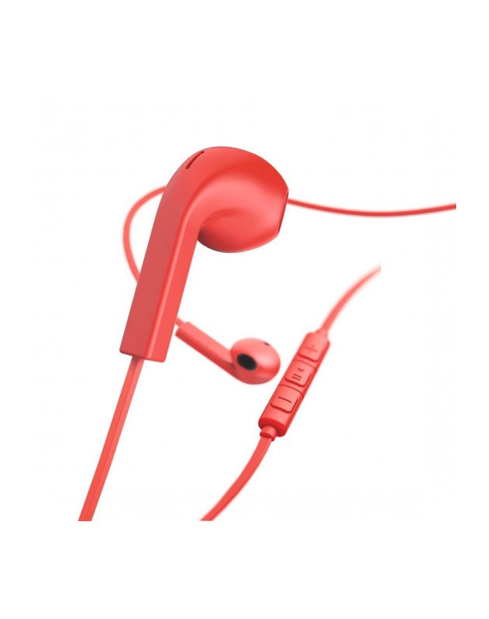 HAMA POLSKA Słuchawki z mikrofonem Hama ''Advance'' douszne czerwone główny