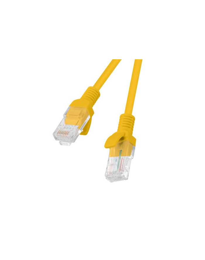 Patchcord Lanberg UTP kat.5e 0,5m pomarańczowy główny