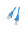 Patchcord Lanberg UTP kat.5e 0,25m niebieski 10-Pack - nr 6