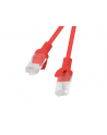 Patchcord Lanberg UTP kat.5e 0,25m czerwony 10-Pack - nr 2