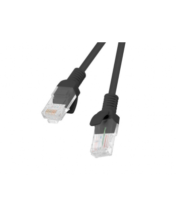 Patchcord Lanberg UTP kat.5e 0,5m czarny 10-Pack