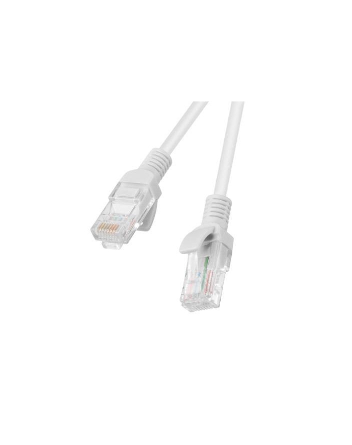 Patchcord Lanberg UTP kat.5e 1m szary 10-Pack główny