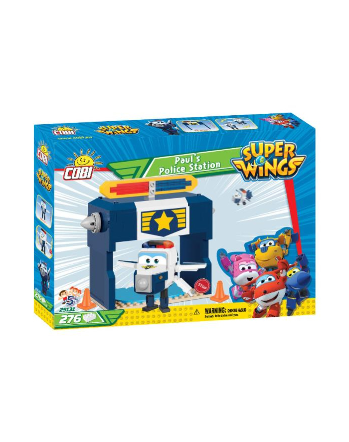 COBI 25131 Super Wings Paul's Police Station 275kl. p4 główny