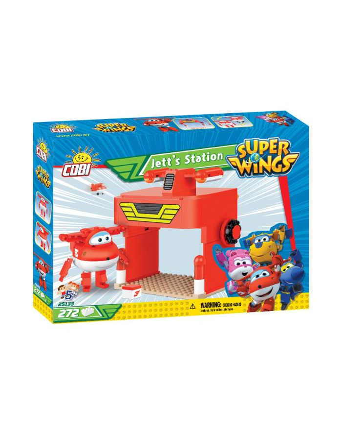 COBI 25133 Super Wings Jett's Station 275 kl. p4 główny
