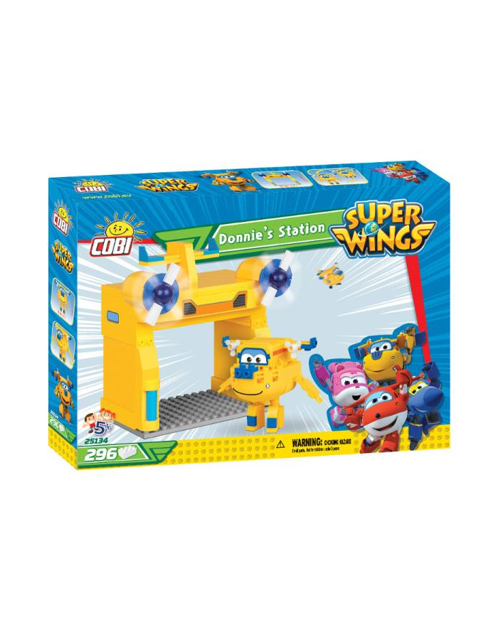 COBI 25134 Super Wings Donnie's station 296 kl. p4 główny