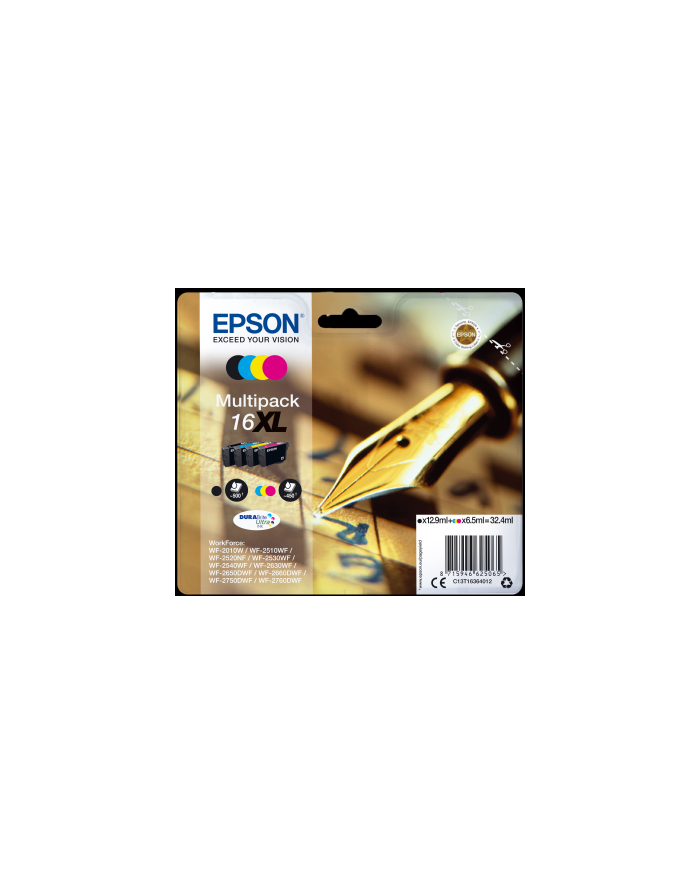 epson Multipack T1636 CMYK do WF-2010/25x0 główny