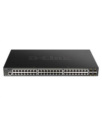 d-link Przełącznik DGS-1250-52XMP Smart 48xGE PoE(370W) 4xSFP+