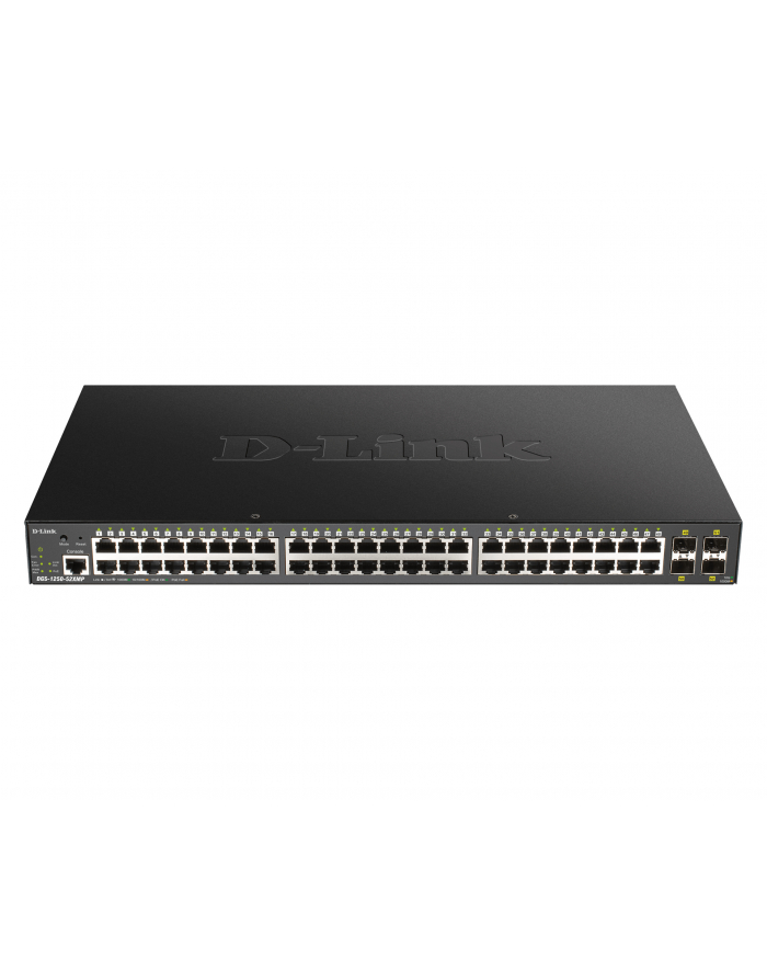 d-link Przełącznik DGS-1250-52XMP Smart 48xGE PoE(370W) 4xSFP+ główny