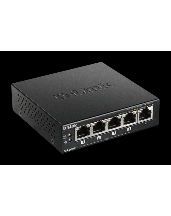 d-link Switch DGS-1005P 5xGbE (4xPoE+ 60W) główny