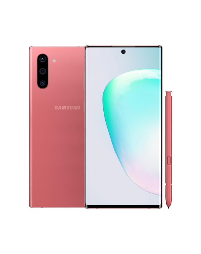 samsung Smartfon Galaxy Note 10 6.3 cali 256GB Aura różowy główny