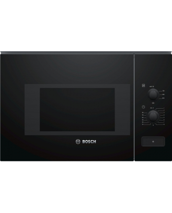 Bosch BFL520MB0 Microwave Oven, Serie 4, Built-in, 800W, 20L, black