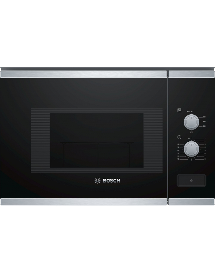 Bosch BFL520MS0 Microwave Oven, Serie 4, Built-in, 800W, 20L, stainless steel główny