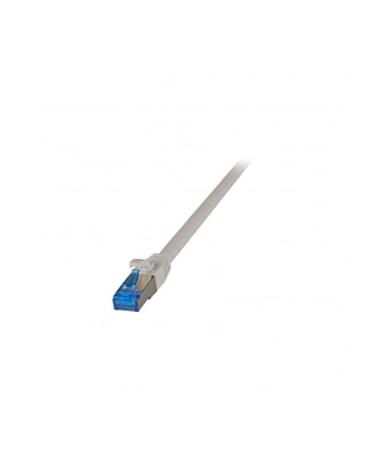 efb elektronik EFB Patch cord S/FTP kat.6A RJ45 TPE SUPERFLEX LSZH 0.5m, na kablu kat.7, szary